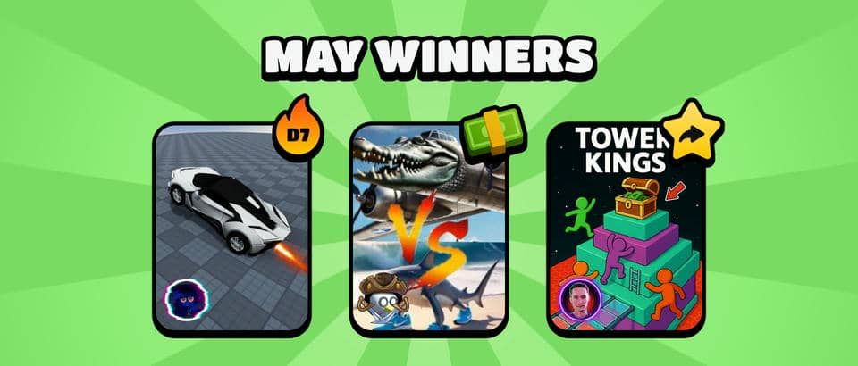 Best games of May 2025 - Monthly hit game challenge winners